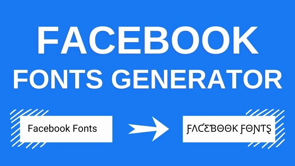 Facebook fonts generator