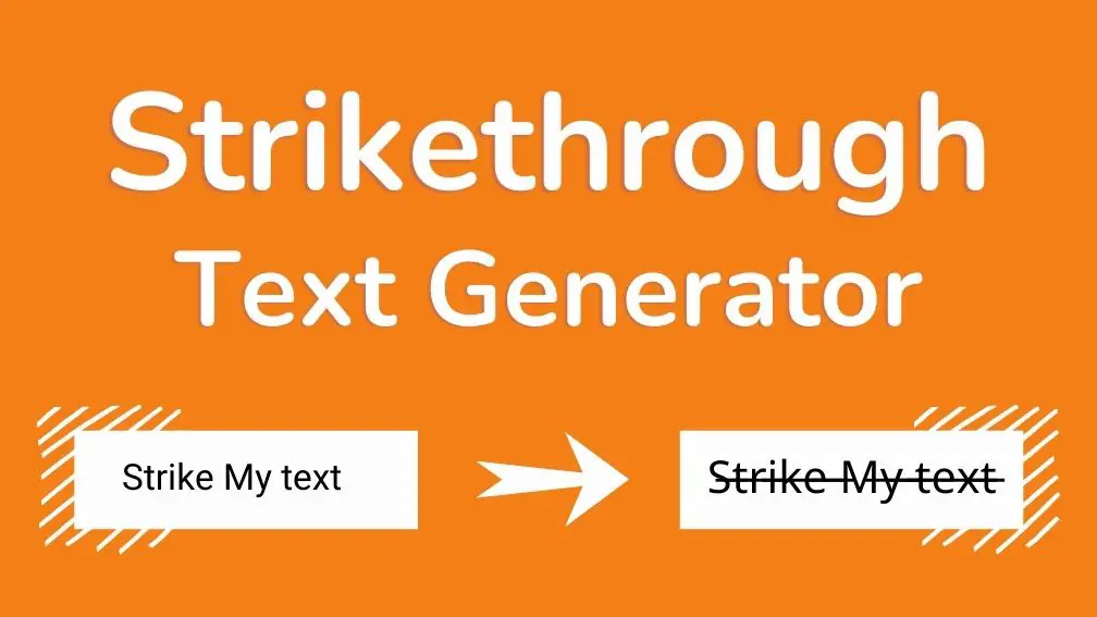 Strikethrough Generator 🤩 A̶d̶d̶ ̶y̶o̶u̶r̶ ̶t̶e̶x̶t̶